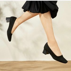 Vivaia Melody Square-Toe Chunky Heels Size 36